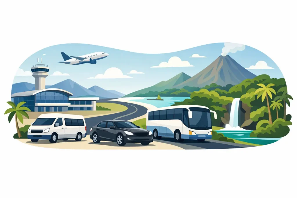San Jose Airport to La Fortuna Transfer Options