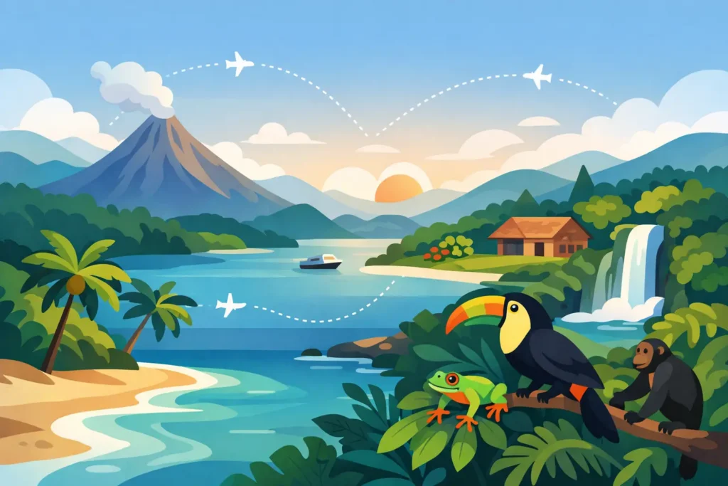 Best Multi Stop Costa Rica Itinerary