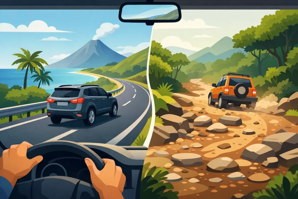 Are Costa Rica Roads Paved? What Drivers Should Know
